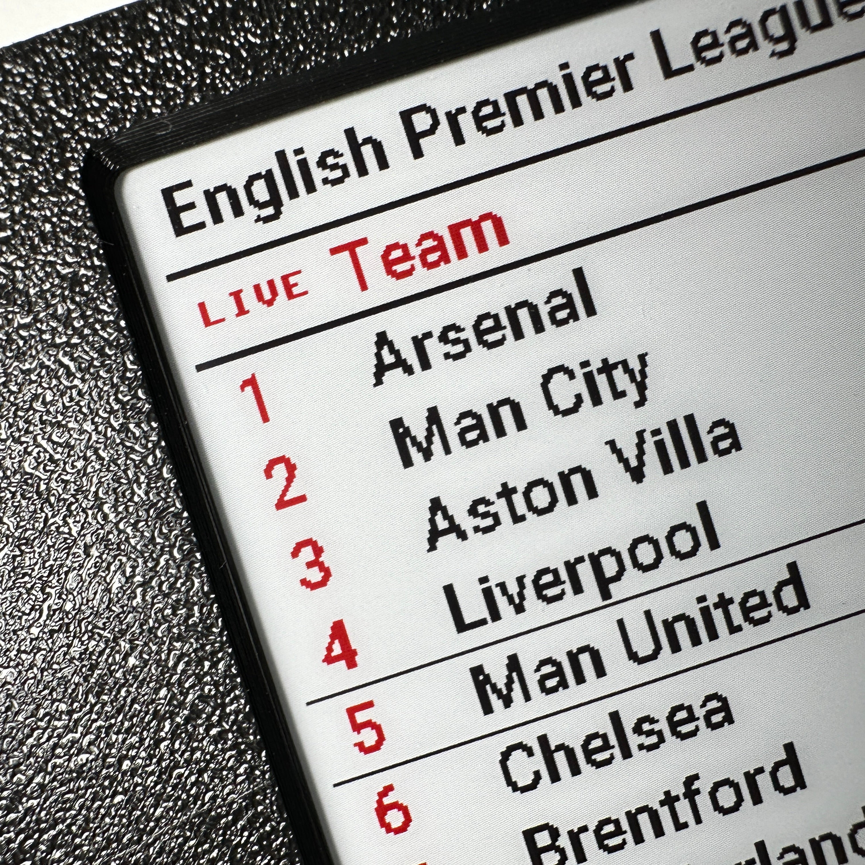 Live Tables Add‑On – As‑It‑Stands Tables for Your League Frame