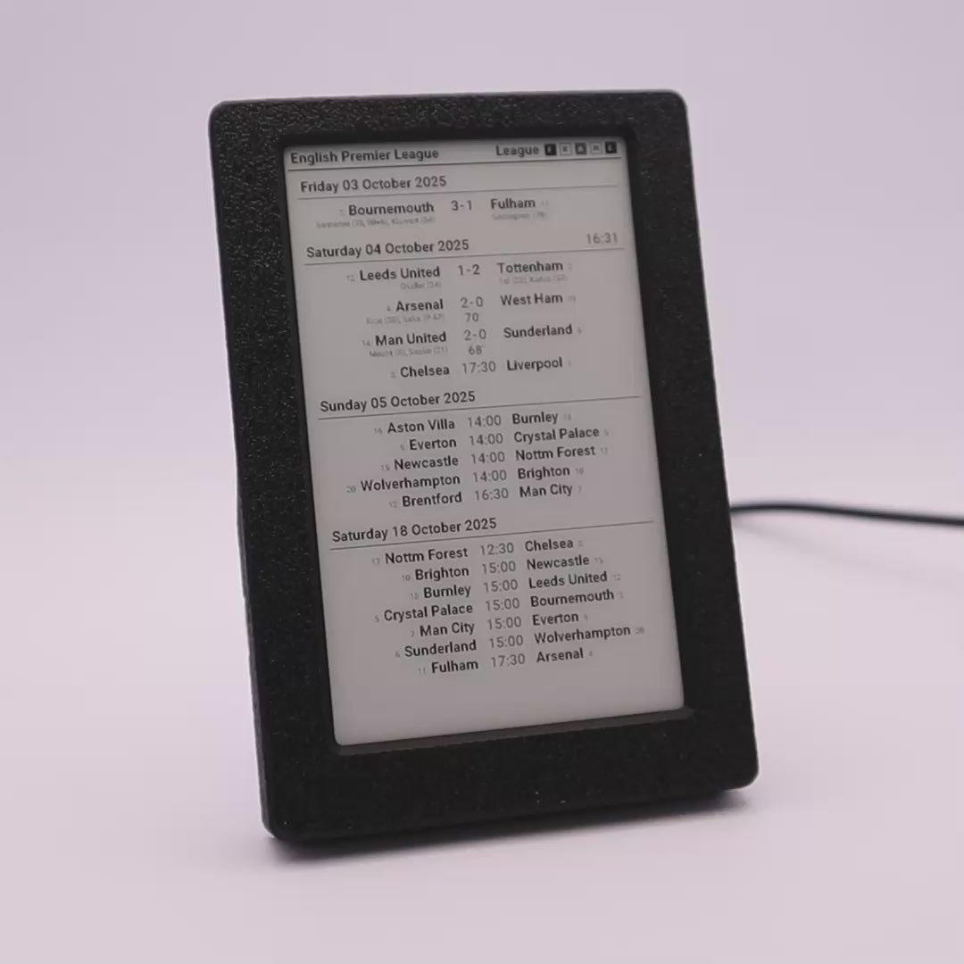 4.2" League Frame – Small Multi‑View Football Display